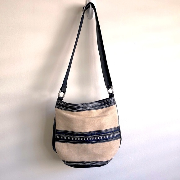 Toms Bags Toms Canvasleather Embroidered Crossbody Bag Poshmark